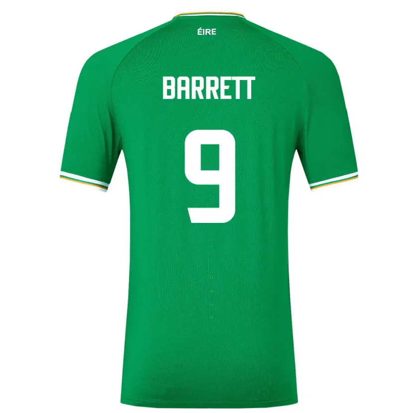 Danxen Herren Irische Amber Barrett #9 Grün Heimtrikot Trikot 24-26 T-Shirt