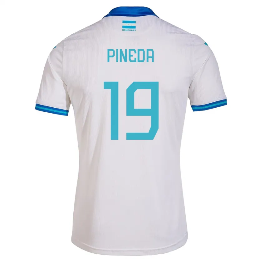 Danxen Herren Honduras Carlos Pineda #19 Weiß Heimtrikot Trikot 24-26 T-Shirt
