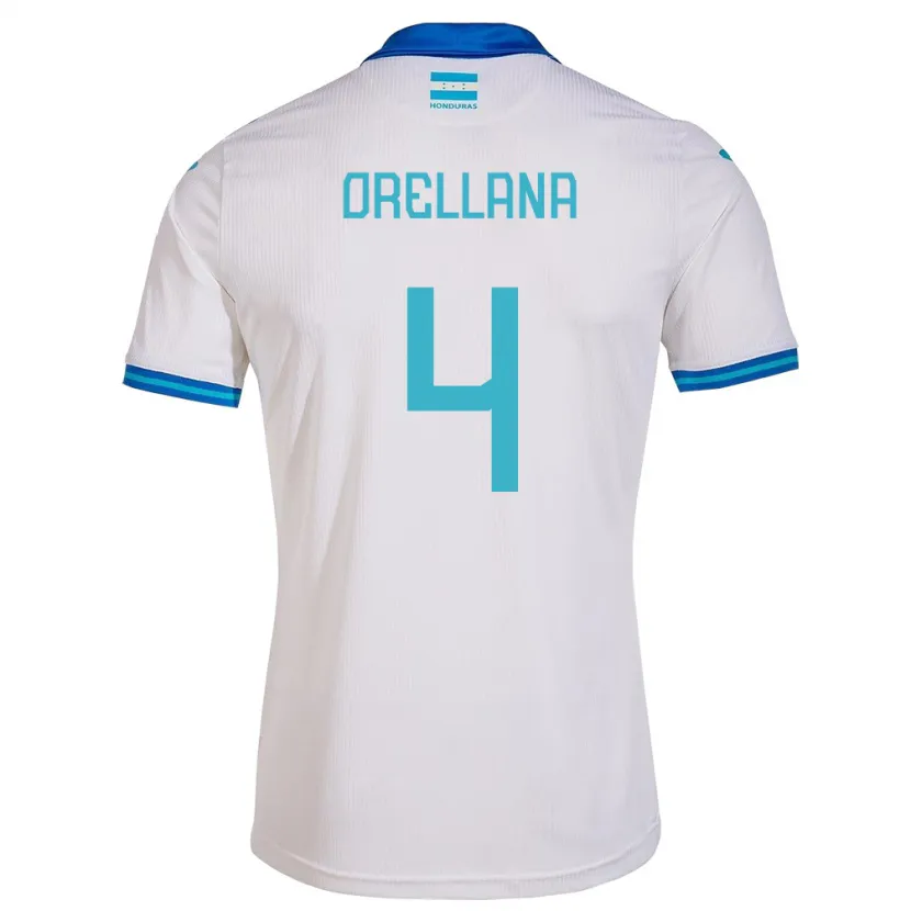 Danxen Herren Honduras André Orellana #4 Weiß Heimtrikot Trikot 24-26 T-Shirt