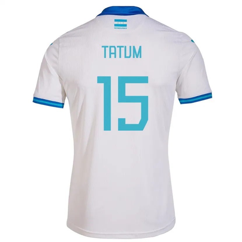 Danxen Herren Honduras Anfronit Tatum #15 Weiß Heimtrikot Trikot 24-26 T-Shirt