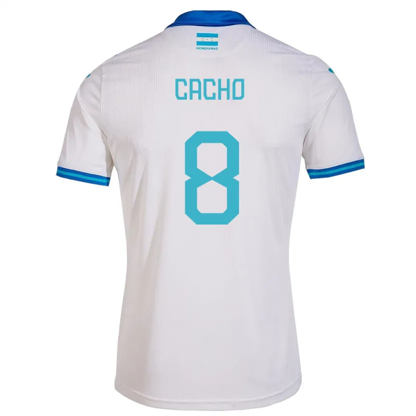 Danxen Herren Honduras Daylor Cacho #8 Weiß Heimtrikot Trikot 24-26 T-Shirt