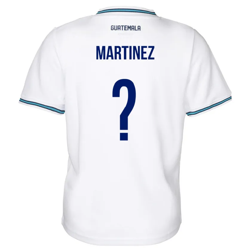 Danxen Herren Guatemala José Carlos Martinez #0 Weiß Heimtrikot Trikot 24-26 T-Shirt