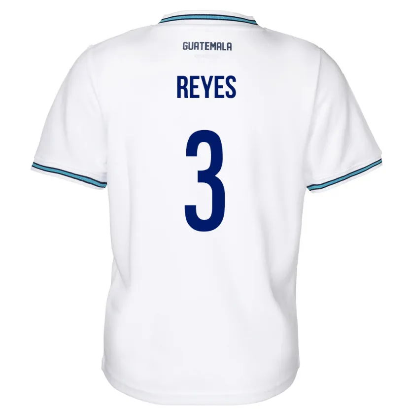 Danxen Herren Guatemala Martha Reyes #3 Weiß Heimtrikot Trikot 24-26 T-Shirt