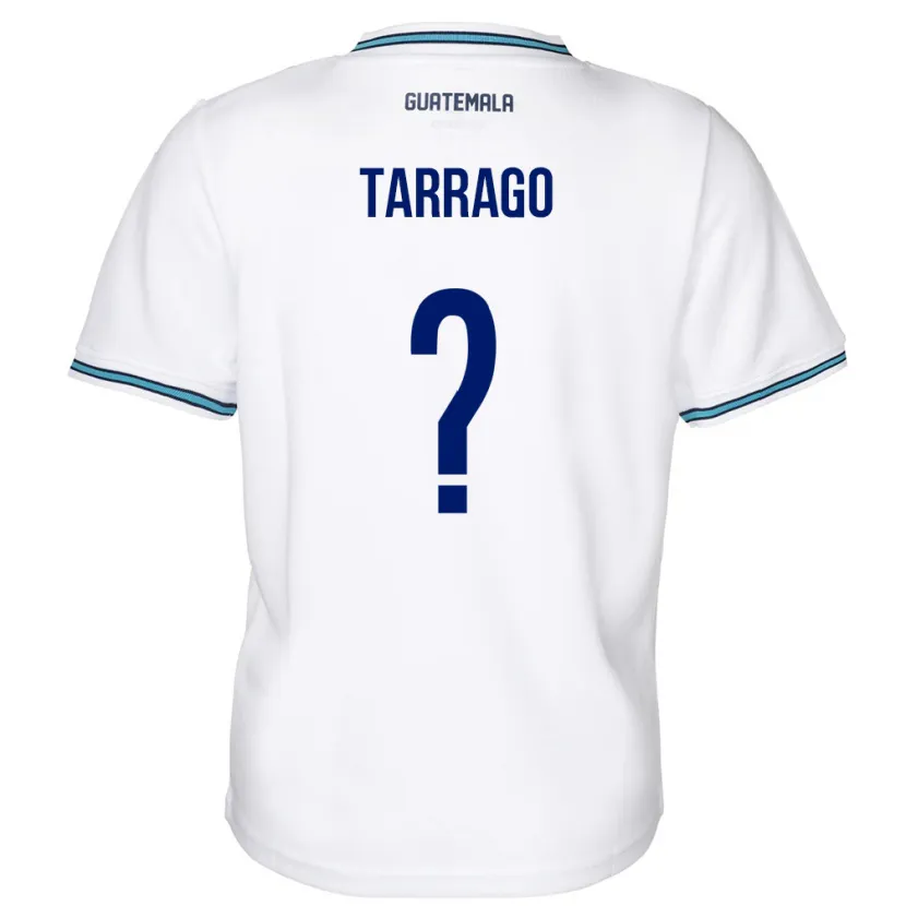 Danxen Herren Guatemala María Tarrago #0 Weiß Heimtrikot Trikot 24-26 T-Shirt