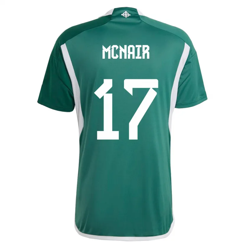 Danxen Herren Nordirland Paddy Mcnair #17 Grün Heimtrikot Trikot 24-26 T-Shirt