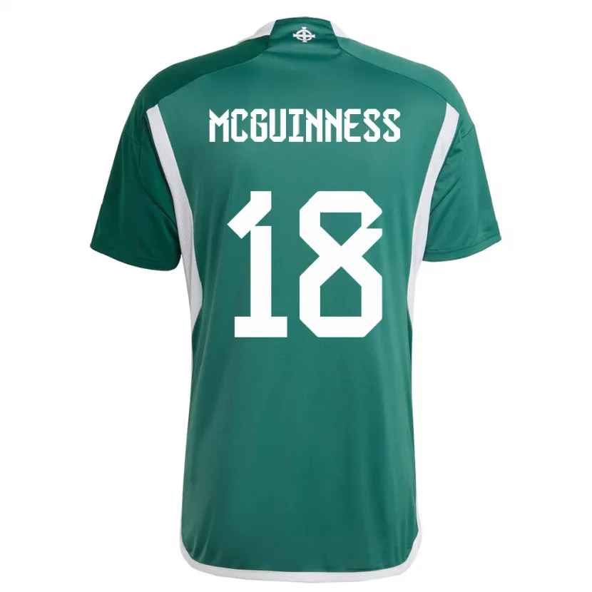 Danxen Herren Nordirland Caitlin Mcguinness #18 Grün Heimtrikot Trikot 24-26 T-Shirt
