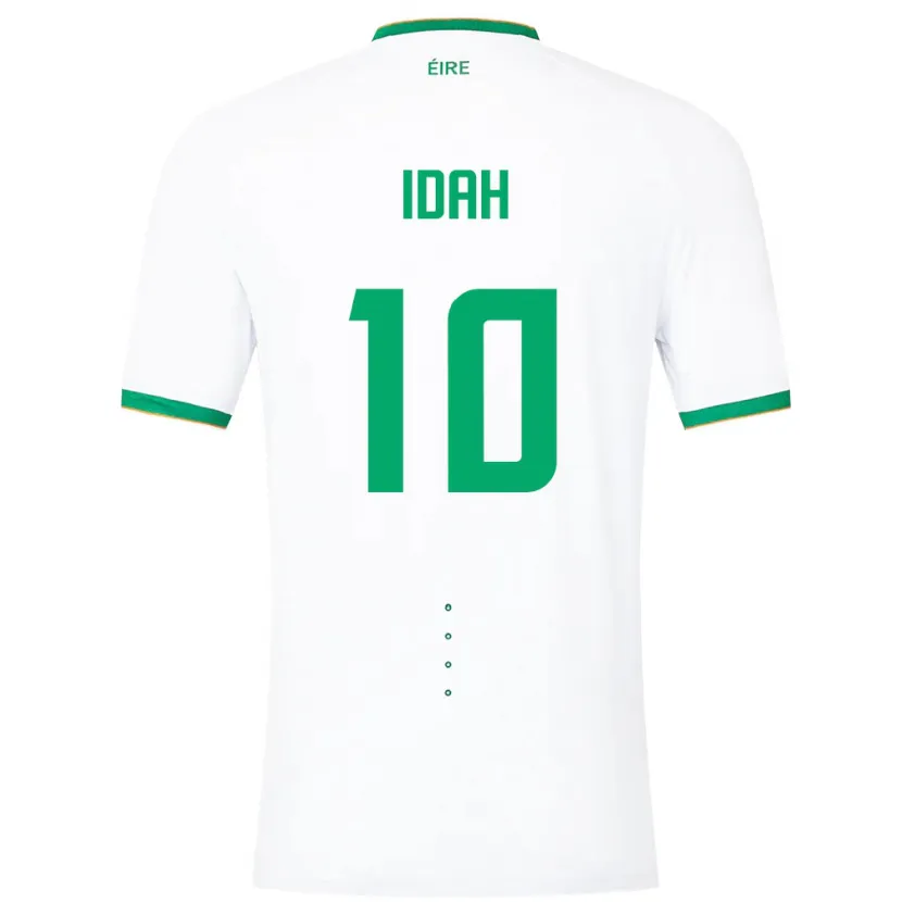 Danxen Herren Irische Adam Idah #10 Weiß Auswärtstrikot Trikot 24-26 T-Shirt