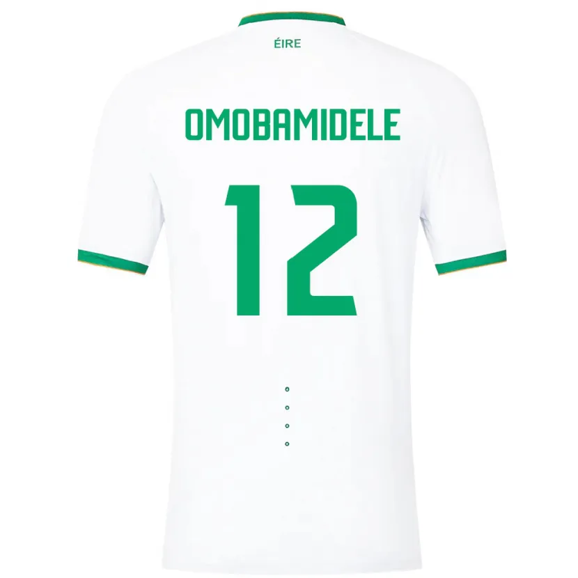 Danxen Herren Irische Andrew Omobamidele #12 Weiß Auswärtstrikot Trikot 24-26 T-Shirt