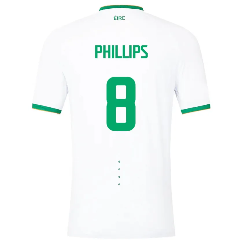 Danxen Herren Irische Killian Phillips #8 Weiß Auswärtstrikot Trikot 24-26 T-Shirt