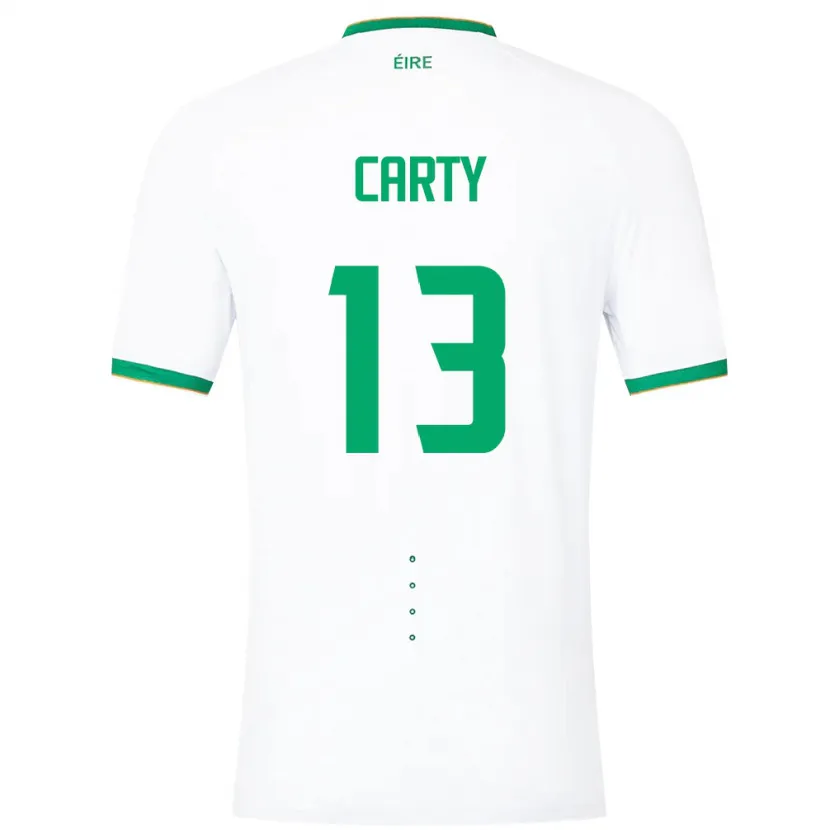 Danxen Herren Irische Conor Carty #13 Weiß Auswärtstrikot Trikot 24-26 T-Shirt