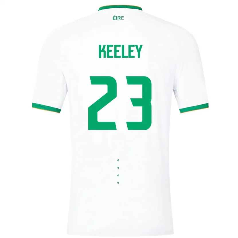 Danxen Herren Irische Josh Keeley #23 Weiß Auswärtstrikot Trikot 24-26 T-Shirt