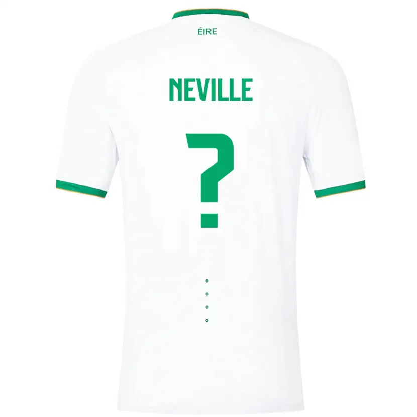 Danxen Herren Irische Harvey Neville #0 Weiß Auswärtstrikot Trikot 24-26 T-Shirt
