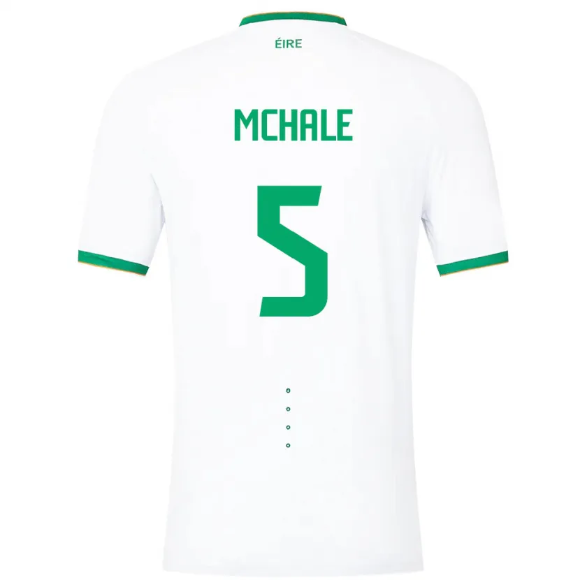 Danxen Herren Irische Sean Mchale #5 Weiß Auswärtstrikot Trikot 24-26 T-Shirt