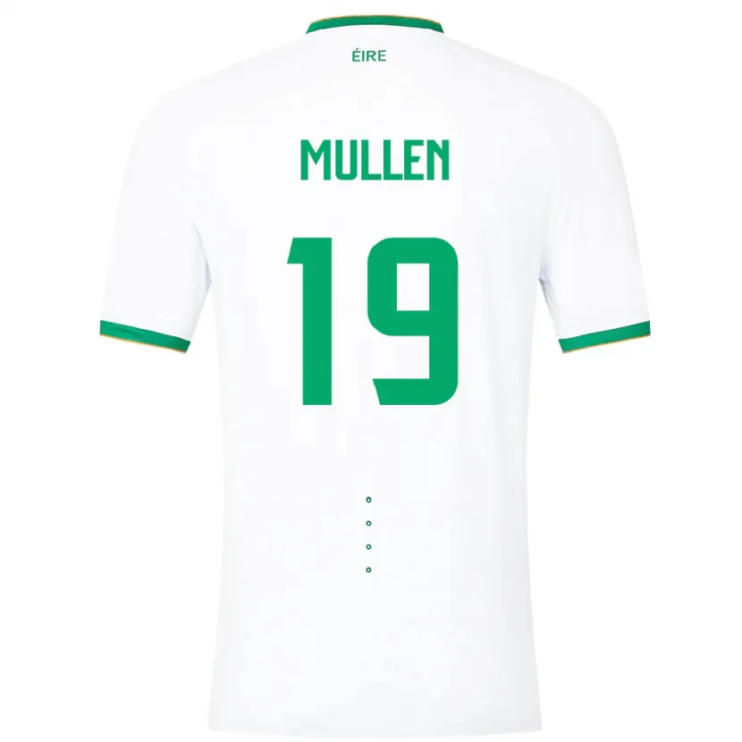Danxen Herren Irische Senan Mullen #19 Weiß Auswärtstrikot Trikot 24-26 T-Shirt
