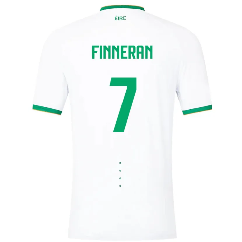 Danxen Herren Irische Rory Finneran #7 Weiß Auswärtstrikot Trikot 24-26 T-Shirt