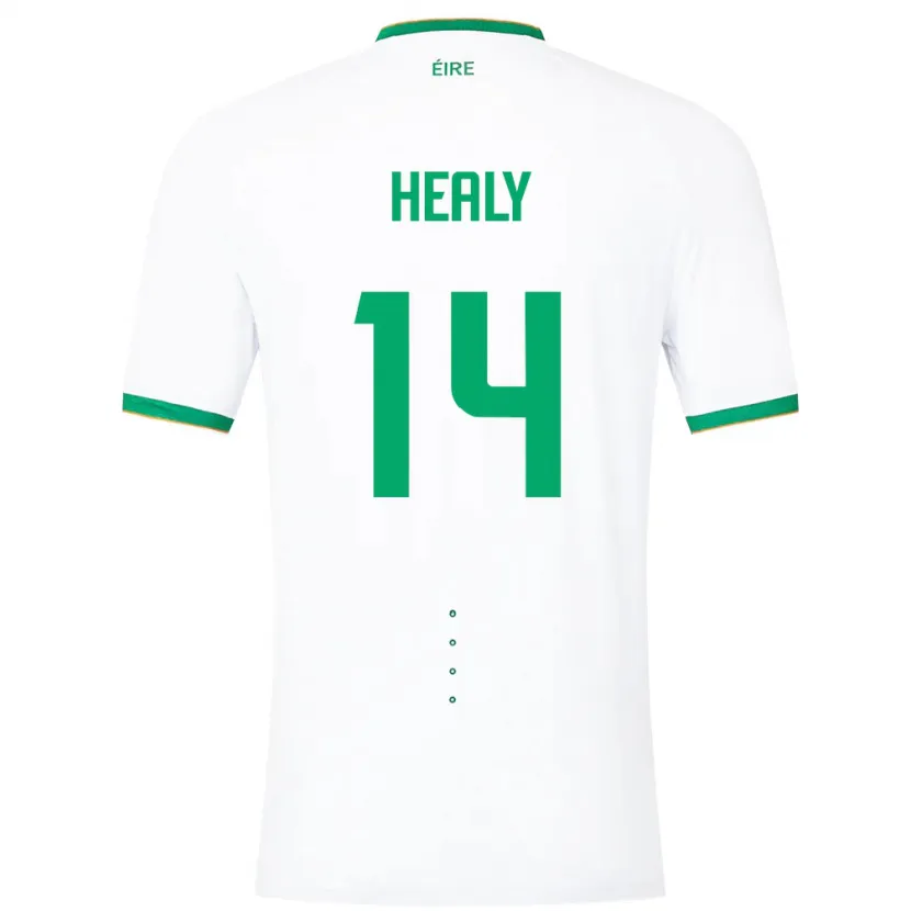 Danxen Herren Irische Freya Healy #14 Weiß Auswärtstrikot Trikot 24-26 T-Shirt