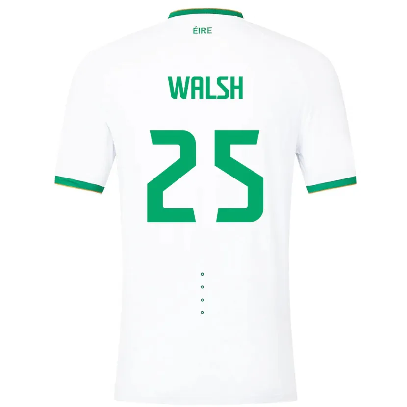 Danxen Herren Irische Megan Walsh #25 Weiß Auswärtstrikot Trikot 24-26 T-Shirt
