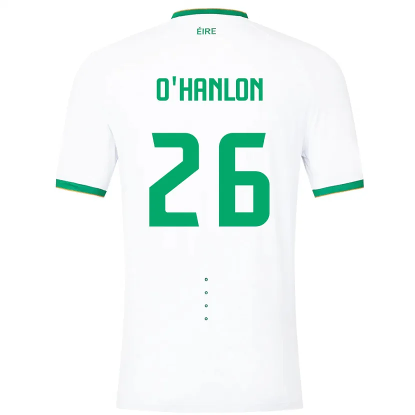 Danxen Herren Irische Tara O'hanlon #26 Weiß Auswärtstrikot Trikot 24-26 T-Shirt