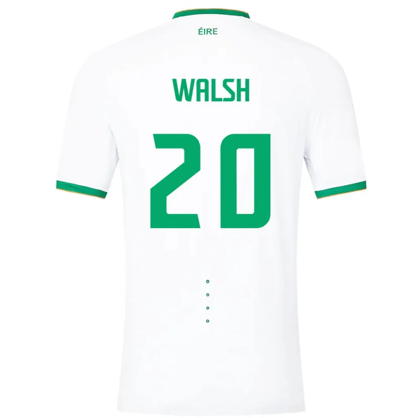 Danxen Herren Irische Claire Walsh #20 Weiß Auswärtstrikot Trikot 24-26 T-Shirt
