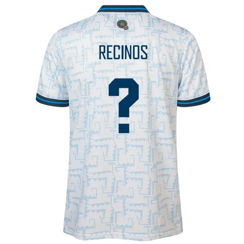 Danxen Herren El Salvador Isabella Recinos #0 Weiß Auswärtstrikot Trikot 24-26 T-Shirt