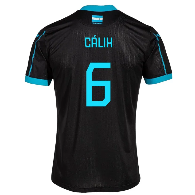 Danxen Herren Honduras Noel Cálix #6 Schwarz Auswärtstrikot Trikot 24-26 T-Shirt