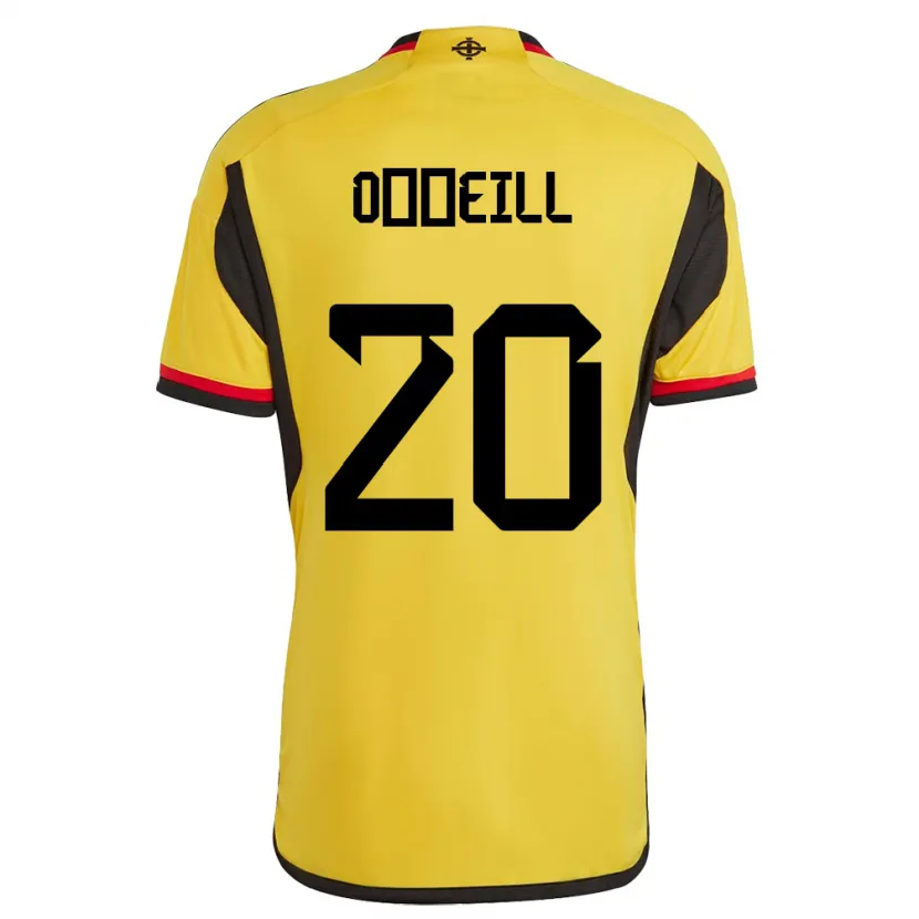 Danxen Herren Nordirland Ceadach O’neill #20 Weiß Auswärtstrikot Trikot 24-26 T-Shirt
