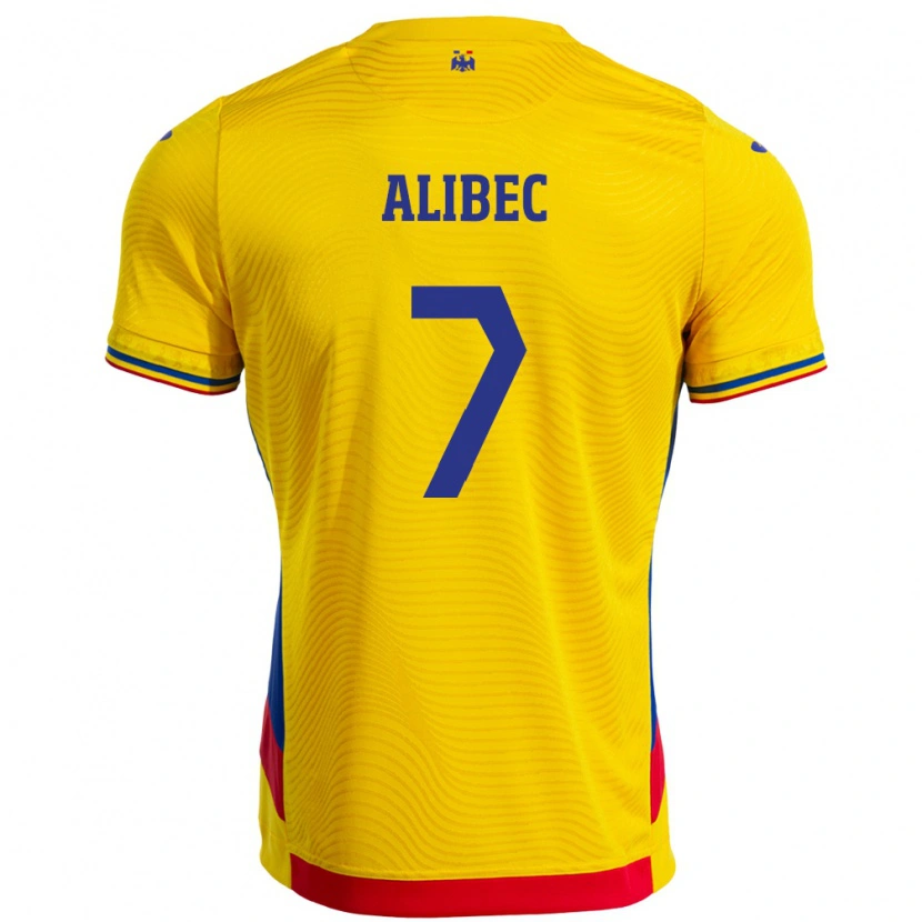 Danxen Damen Rumänische Denis Alibec #7 Gelb Heimtrikot Trikot 24-26 T-Shirt