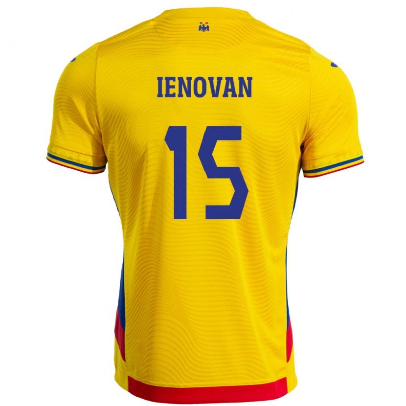 Danxen Damen Rumänische Bianca Ienovan #15 Gelb Heimtrikot Trikot 24-26 T-Shirt