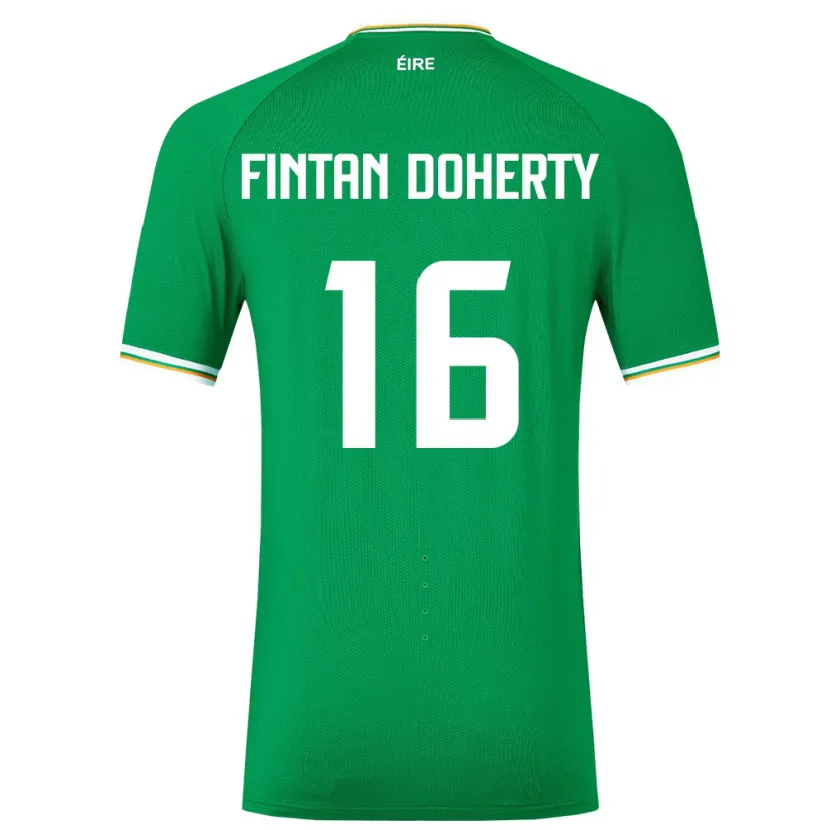 Danxen Damen Irische Fintan Doherty #16 Grün Heimtrikot Trikot 24-26 T-Shirt