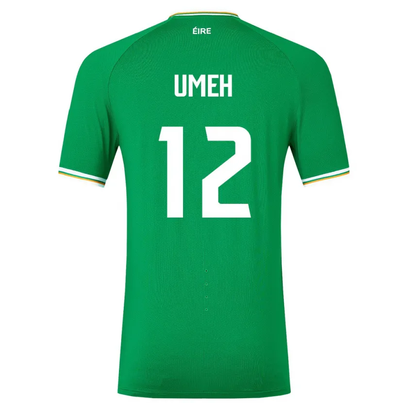 Danxen Damen Irische Jaden Umeh #12 Grün Heimtrikot Trikot 24-26 T-Shirt