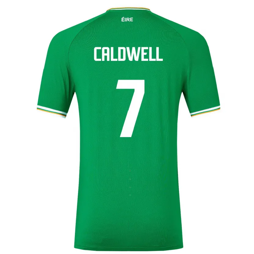 Danxen Damen Irische Diane Caldwell #7 Grün Heimtrikot Trikot 24-26 T-Shirt