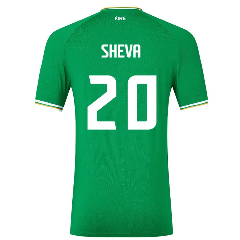 Danxen Damen Irische Marissa Sheva #20 Grün Heimtrikot Trikot 24-26 T-Shirt