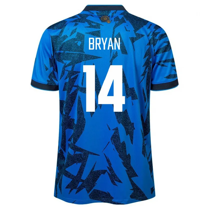 Danxen Damen El Salvador Bryan Vásquez #14 Blau Heimtrikot Trikot 24-26 T-Shirt