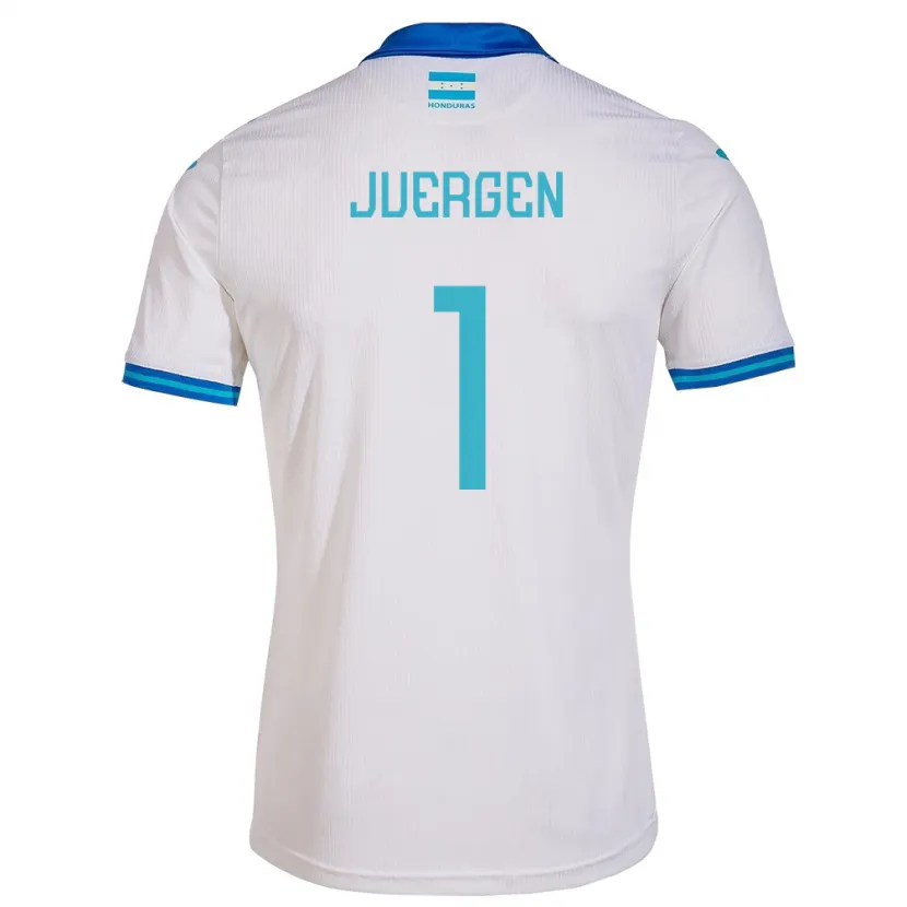 Danxen Damen Honduras Juergen García #1 Weiß Heimtrikot Trikot 24-26 T-Shirt