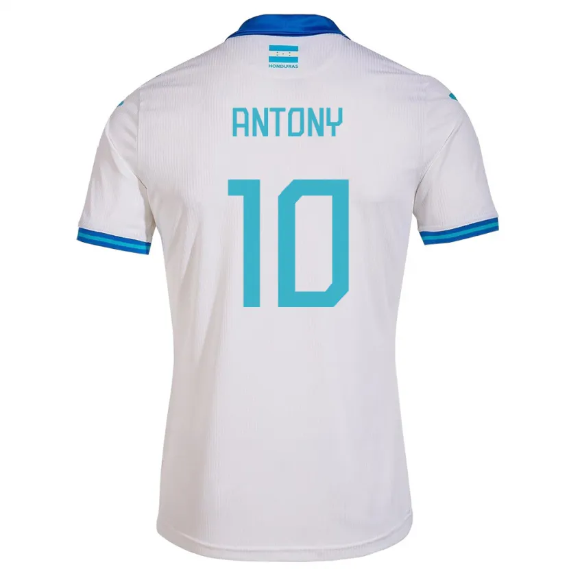 Danxen Damen Honduras Antony García #10 Weiß Heimtrikot Trikot 24-26 T-Shirt