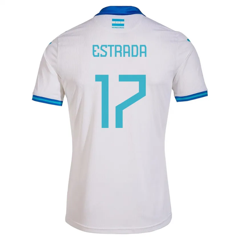Danxen Damen Honduras Saúl Estrada #17 Weiß Heimtrikot Trikot 24-26 T-Shirt