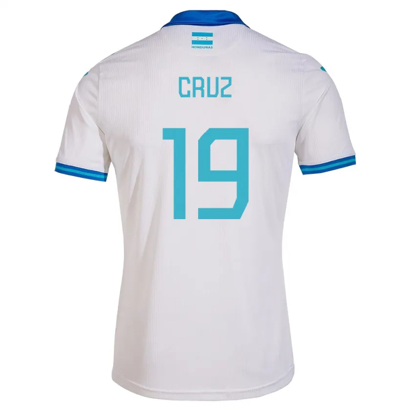 Danxen Damen Honduras Russel Cruz #19 Weiß Heimtrikot Trikot 24-26 T-Shirt