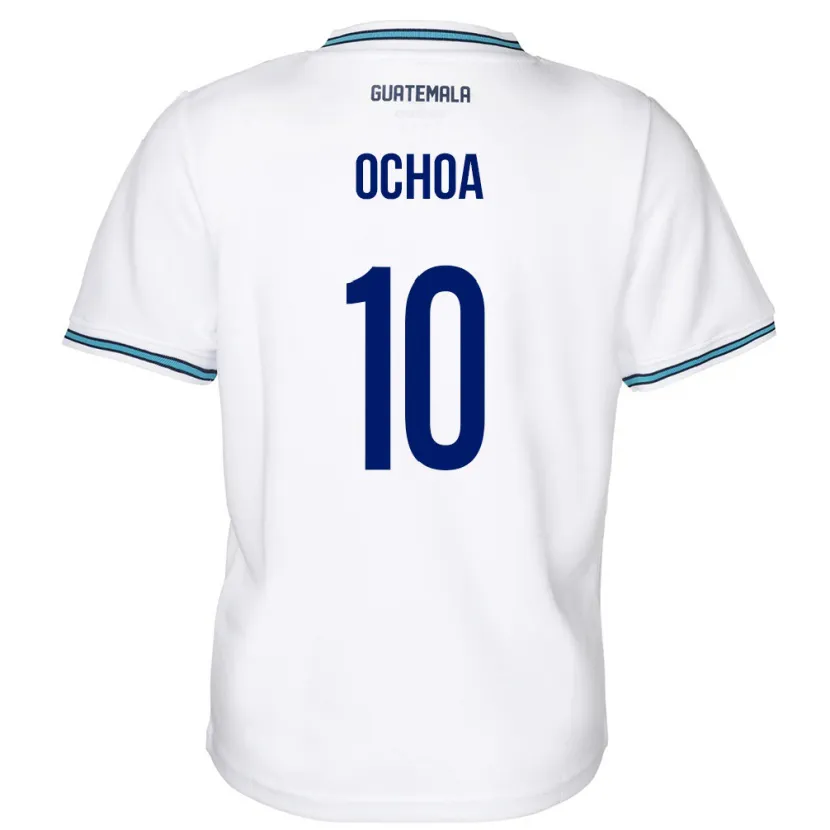 Danxen Damen Guatemala José Ochoa #10 Weiß Heimtrikot Trikot 24-26 T-Shirt
