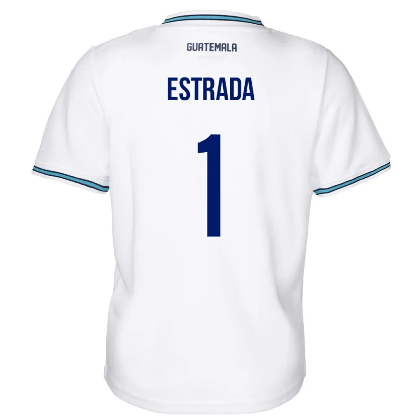 Danxen Damen Guatemala Alexia Estrada #1 Weiß Heimtrikot Trikot 24-26 T-Shirt