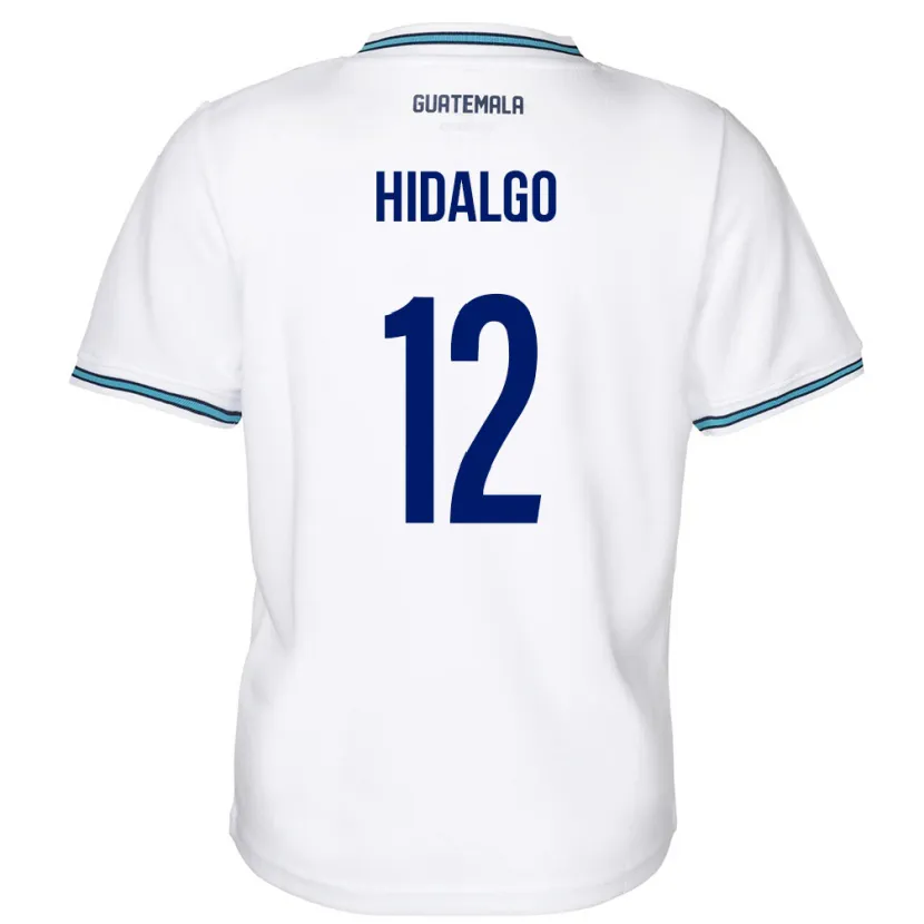 Danxen Damen Guatemala Angie Hidalgo #12 Weiß Heimtrikot Trikot 24-26 T-Shirt
