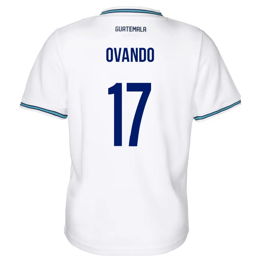 Danxen Damen Guatemala Sandra Ovando #17 Weiß Heimtrikot Trikot 24-26 T-Shirt