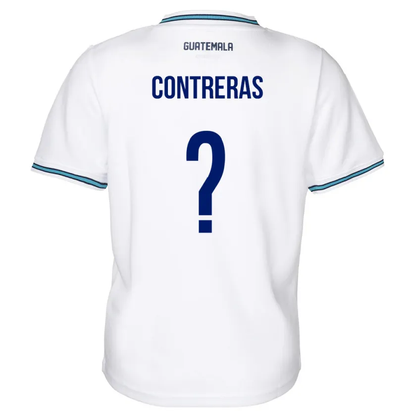 Danxen Damen Guatemala Betzael Contreras #0 Weiß Heimtrikot Trikot 24-26 T-Shirt