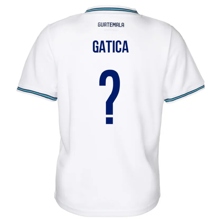 Danxen Damen Guatemala Celeste Gatica #0 Weiß Heimtrikot Trikot 24-26 T-Shirt