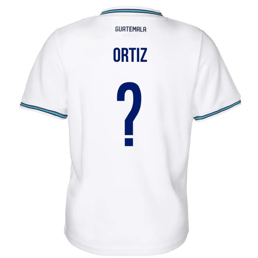 Danxen Damen Guatemala Jenifer Ortiz #0 Weiß Heimtrikot Trikot 24-26 T-Shirt