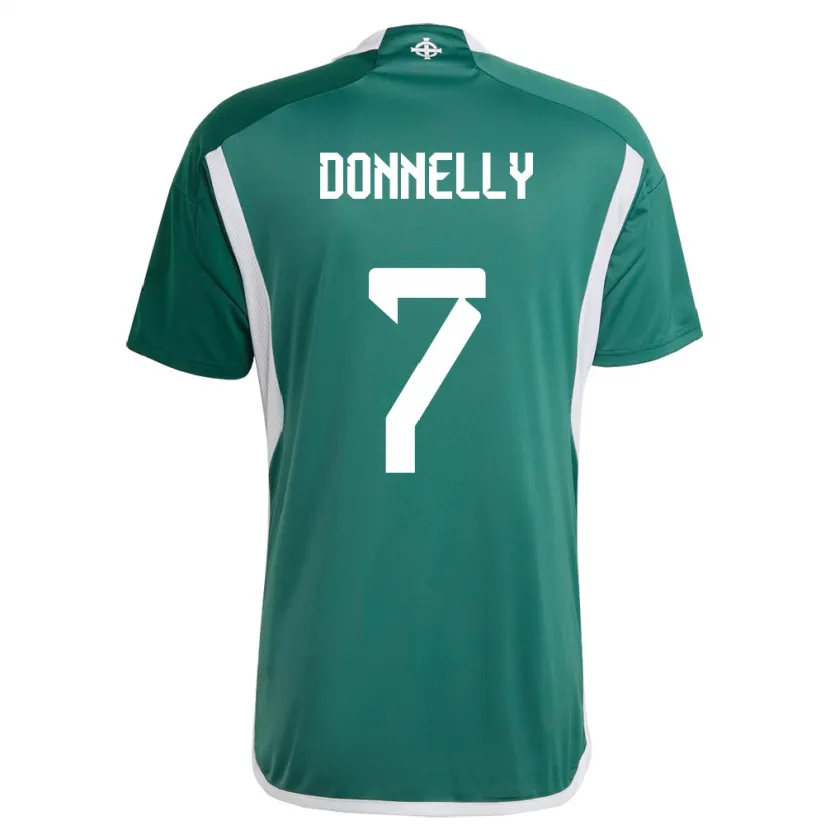 Danxen Damen Nordirland Caolan Donnelly #7 Grün Heimtrikot Trikot 24-26 T-Shirt