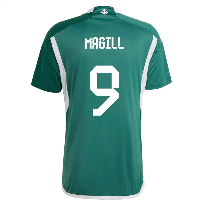 Danxen Damen Nordirland Simone Magill #9 Grün Heimtrikot Trikot 24-26 T-Shirt