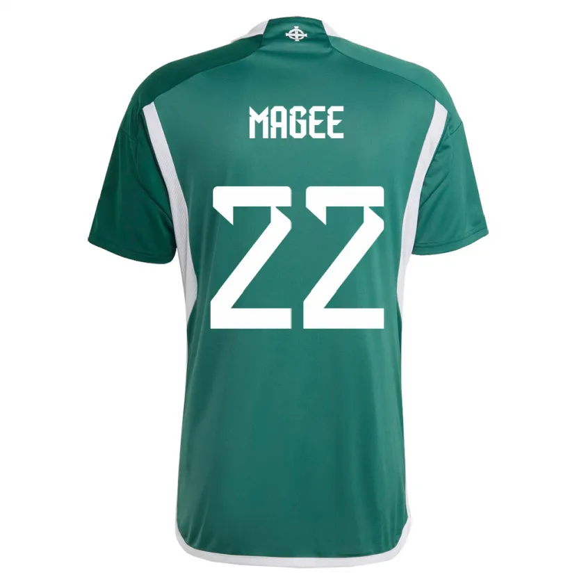 Danxen Damen Nordirland Abbie Magee #22 Grün Heimtrikot Trikot 24-26 T-Shirt