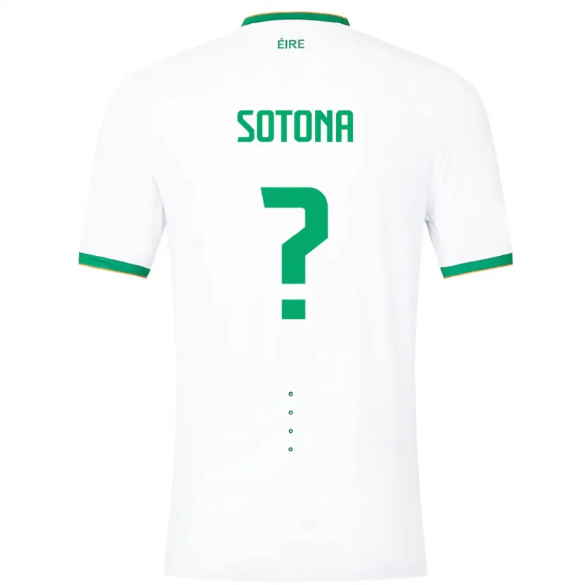 Danxen Damen Irische Deji Sotona #0 Weiß Auswärtstrikot Trikot 24-26 T-Shirt