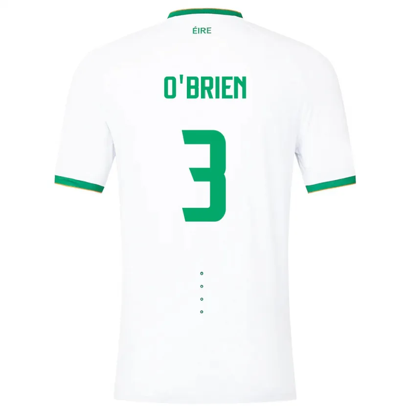 Danxen Damen Irische Luke O'brien #3 Weiß Auswärtstrikot Trikot 24-26 T-Shirt