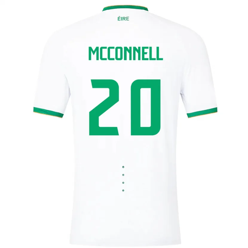 Danxen Damen Irische Glenn Mcconnell #20 Weiß Auswärtstrikot Trikot 24-26 T-Shirt
